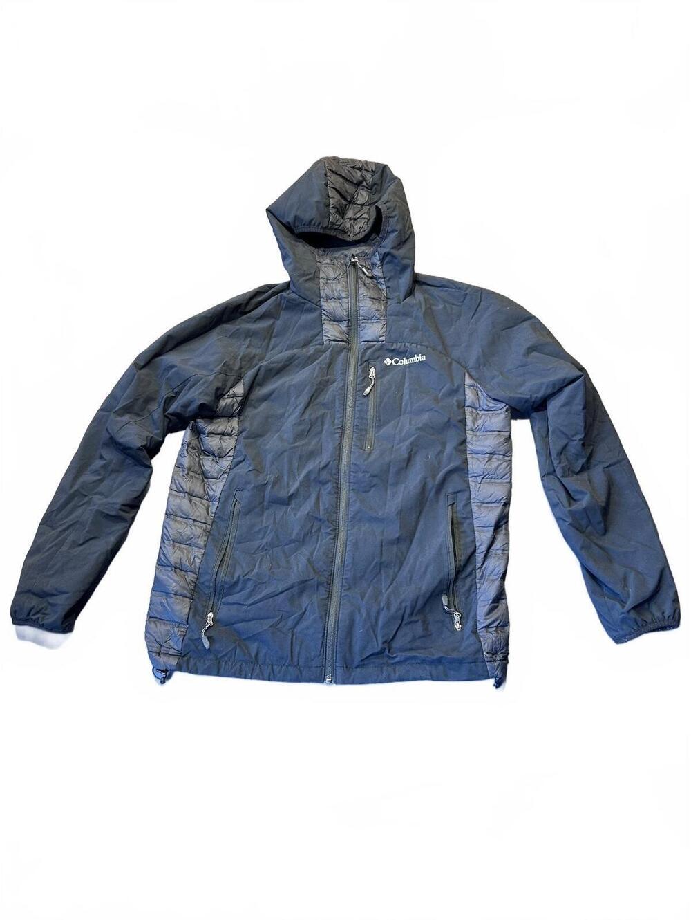 Columbia Men's Black Hooded Insulated Jacket